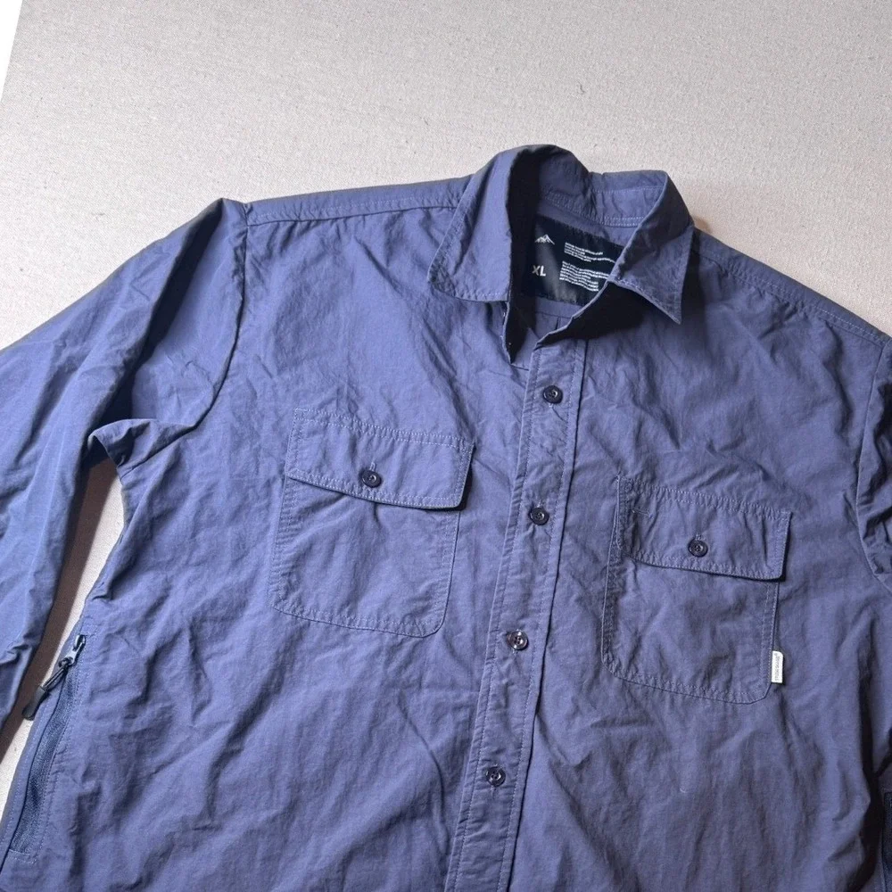 Skasee Studio Techwear Utility Shirt XL Zip Pocket Gorpcore  Japanese Streetwear